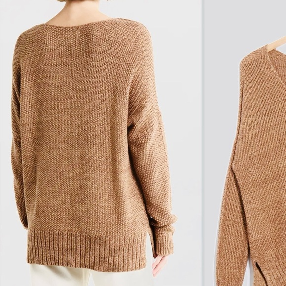 Lucky Brand Tan V-Neck Sweater - Picture 2 of 9